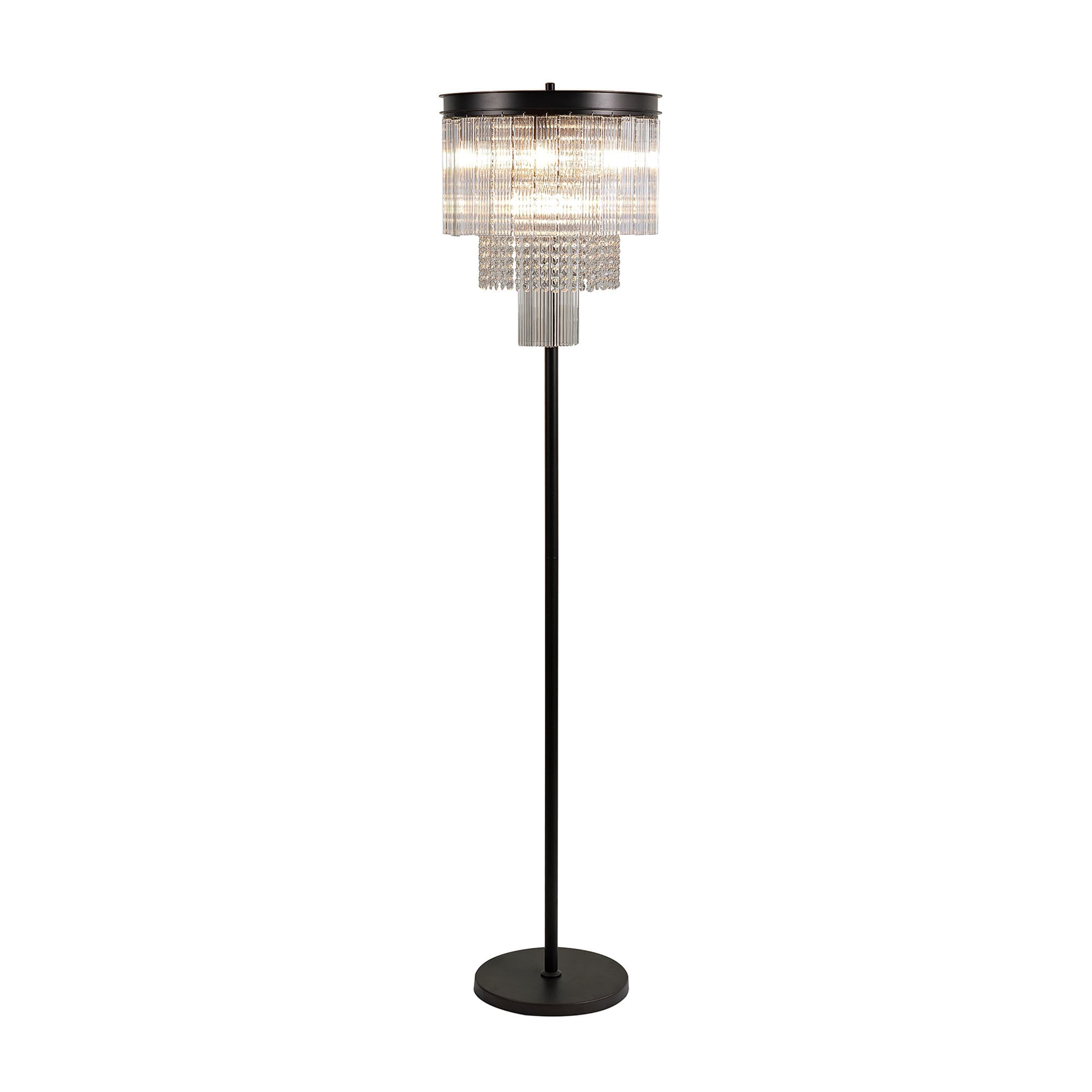 NL76829 Baylan Floor Lamp 9 Light Brown Oxide