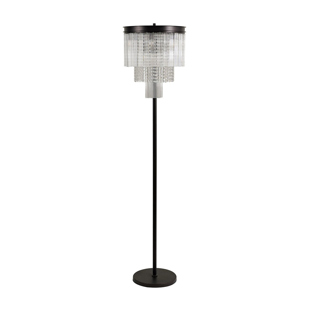 NL76829 Baylan Floor Lamp 9 Light Brown Oxide