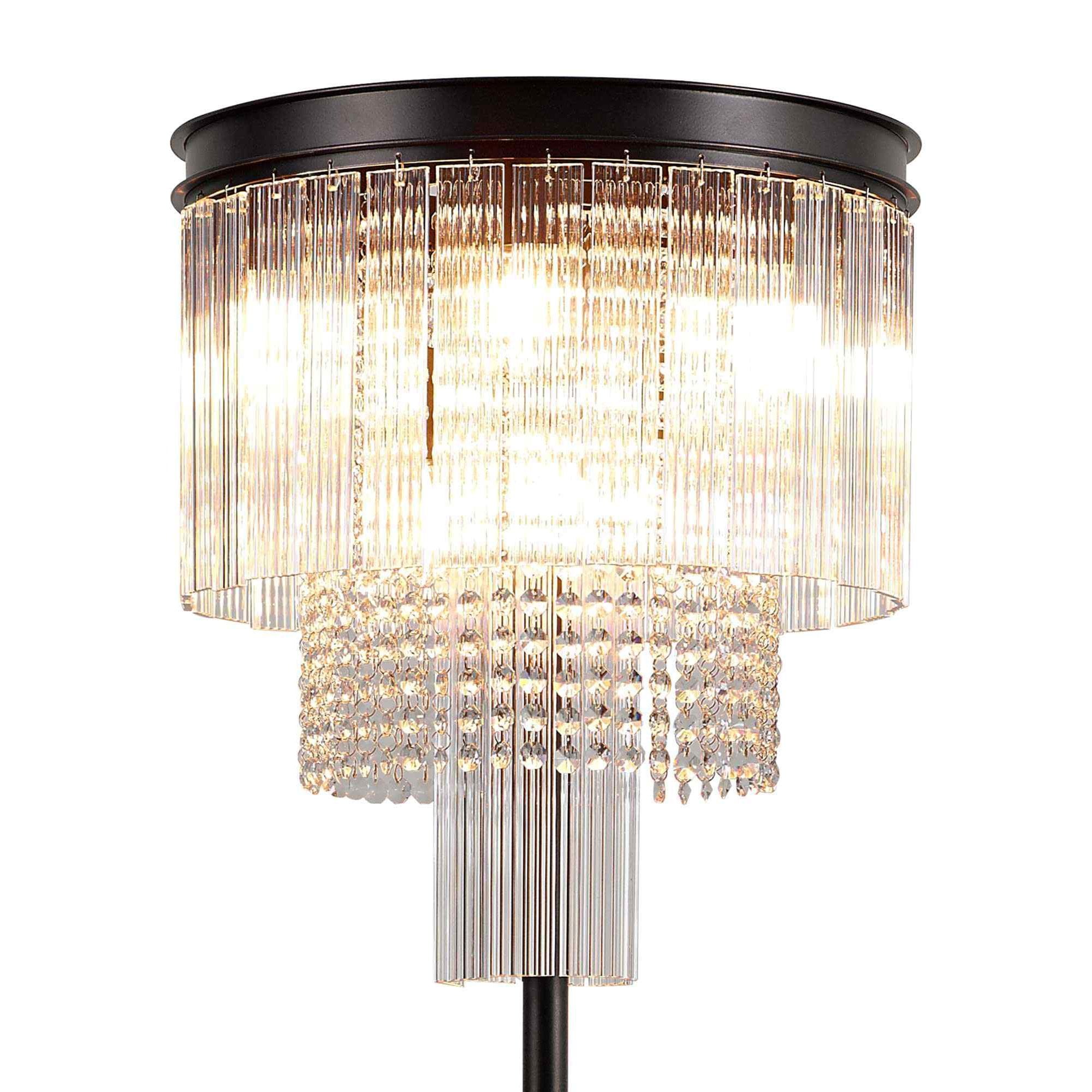 NL76829 Baylan Floor Lamp 9 Light Brown Oxide
