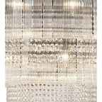 NL83269 Baylan 27 Light Large 3 Tier Round Pendant Brown Oxide