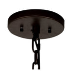 NL83269 Baylan 27 Light Large 3 Tier Round Pendant Brown Oxide