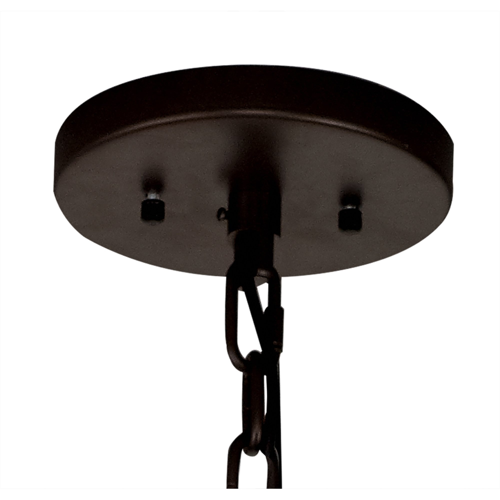 NL83269 Baylan 27 Light Large 3 Tier Round Pendant Brown Oxide