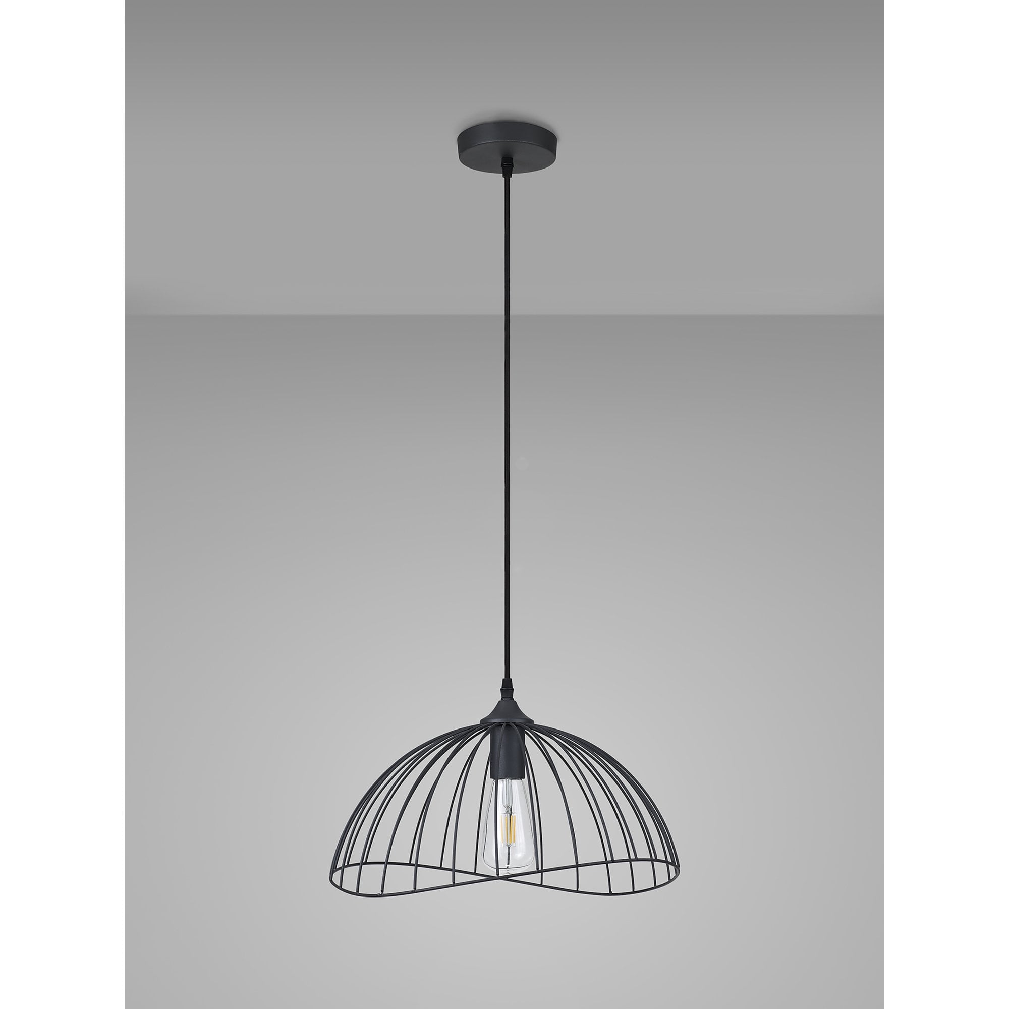 NL83799 Belgium Dome Pendant Graphite