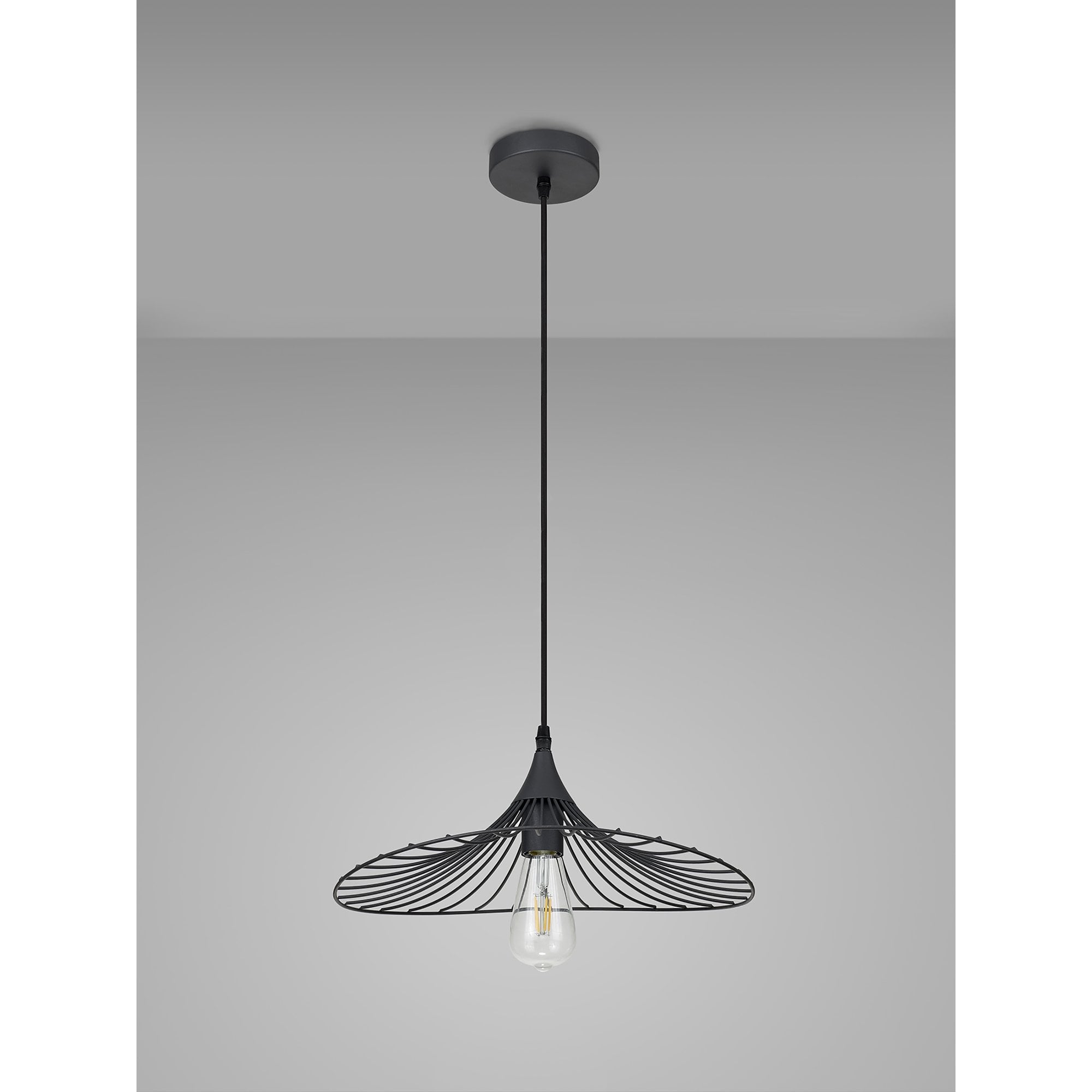 NL83809 Belgium Shallow Pendant Graphite