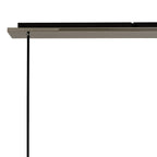 NL75909 Tokyo Linear Pendant 3 Light Adjustable Black/Smoke Fade Glass