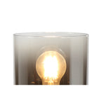 NL75949 Tokyo Table Lamp 1 Light Table Lamp Black/Smoke Fade Glass