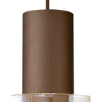 NL82619 Tokyo Single Pendant Adjustable Mocha/Amber Glass