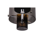 NL84019 Tokyo Semi Ceiling 3 Light Black/Smoke Fade Glass