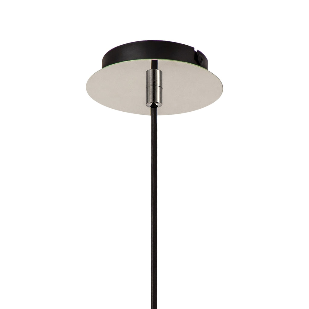 NL84889 Tokyo Slim Single Pendant Adjustable Black/Smoke Fade Glass