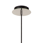 NL84889 Tokyo Slim Single Pendant Adjustable Black/Smoke Fade Glass