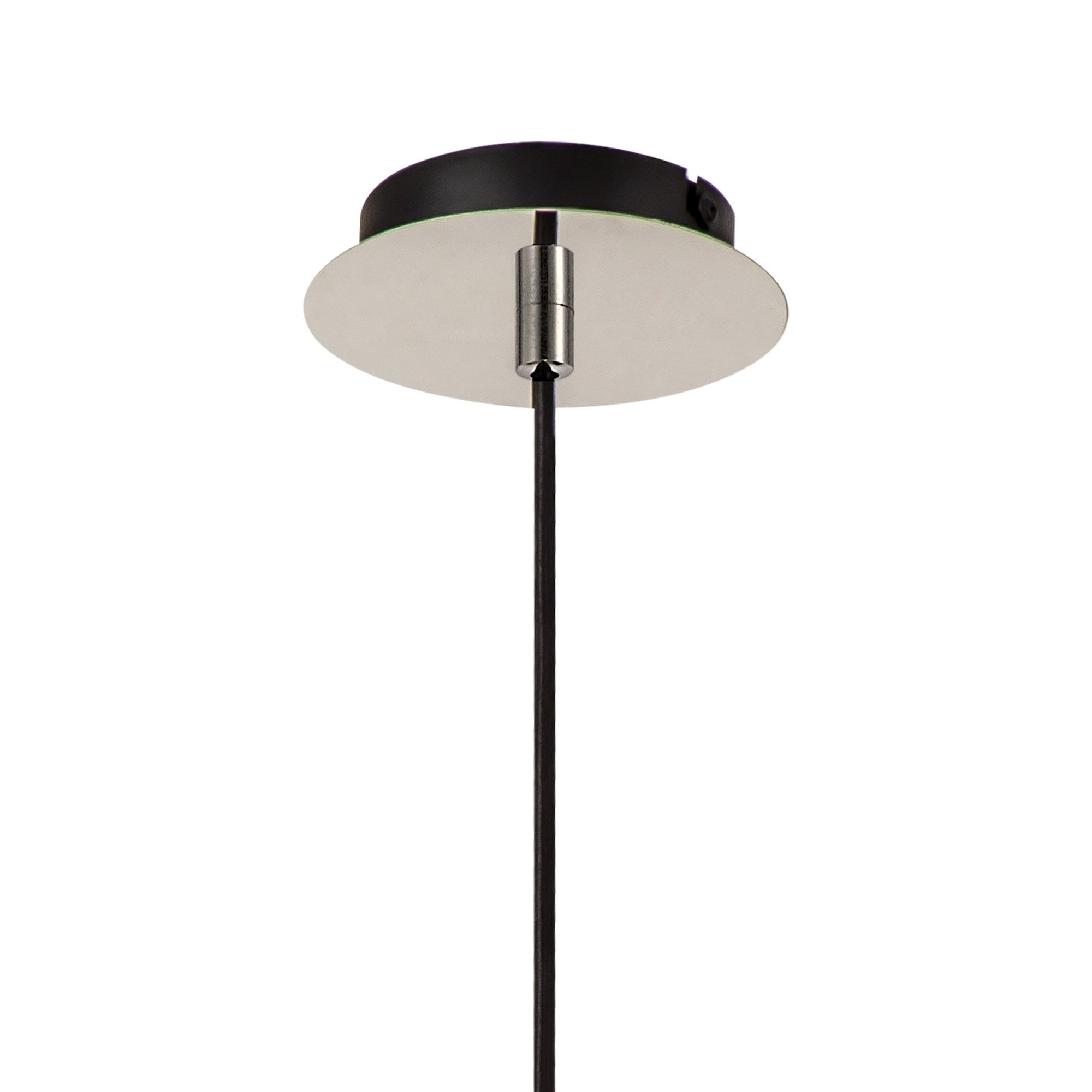 NL84889 Tokyo Slim Single Pendant Adjustable Black/Smoke Fade Glass