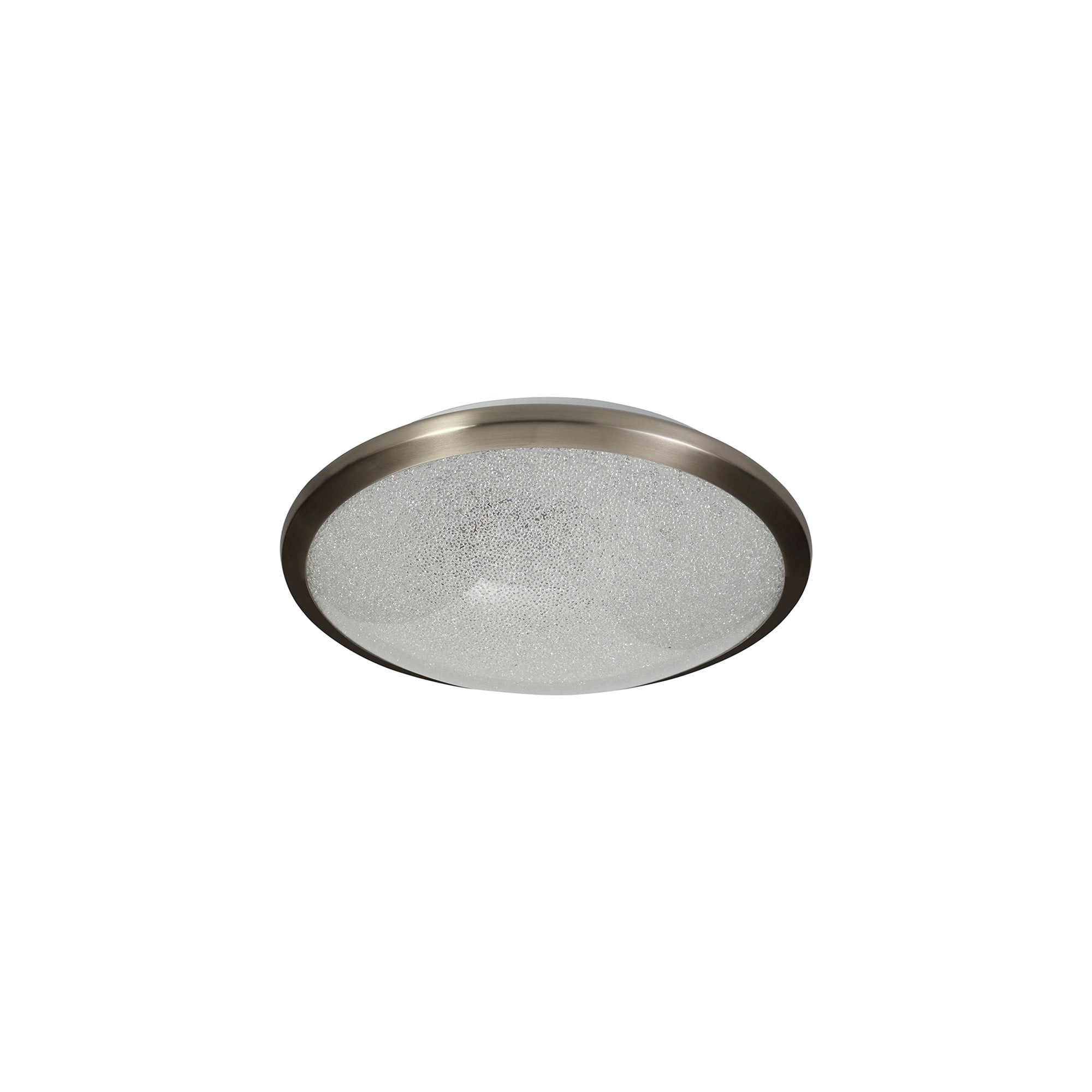 NL77509 Blat Bathroom Ceiling  Light LED Satin Nickel/Crystaline