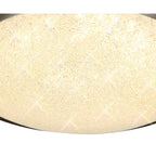 NL77509 Blat Bathroom Ceiling  Light LED Satin Nickel/Crystaline