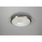 NL77509 Blat Bathroom Ceiling  Light LED Satin Nickel/Crystaline