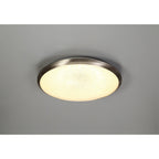 NL77519 Blat Bathroom Ceiling  Light LED Satin Nickel/Crystaline