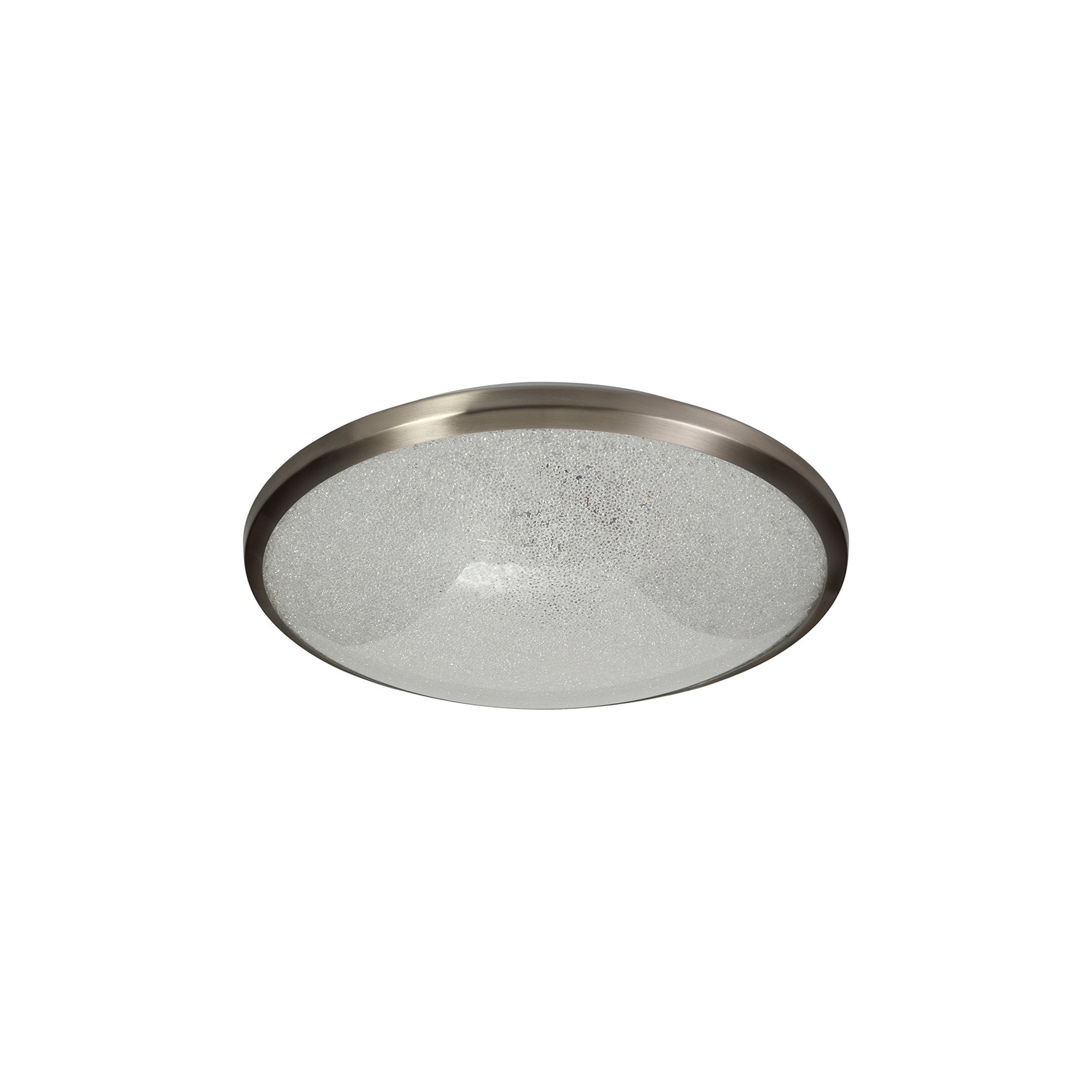 NL77519 Blat Bathroom Ceiling  Light LED Satin Nickel/Crystaline