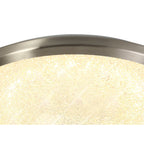 NL77519 Blat Bathroom Ceiling  Light LED Satin Nickel/Crystaline