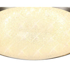 NL77519 Blat Bathroom Ceiling  Light LED Satin Nickel/Crystaline