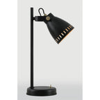 NL77239 Bojam Adjustable Table Lamp 1 Light Matt Black/Antique Brass/Khaki
