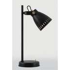 NL77239 Bojam Adjustable Table Lamp 1 Light Matt Black/Antique Brass/Khaki