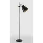 NL77249 Bojam Adjustable Floor Lamp 1 Light Matt Black/Antique Brass/Khaki