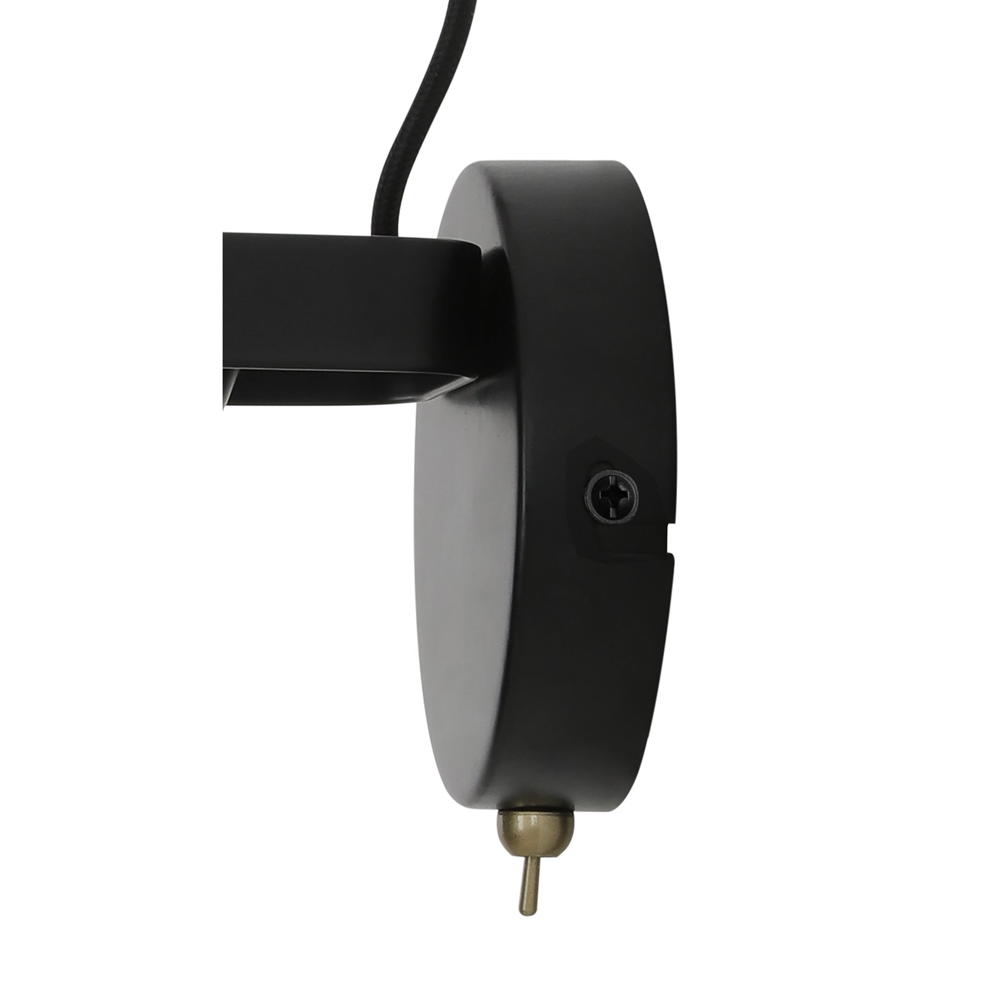 NL77259 Bojam Adjustable Wall Lamp 1 Light Matt Black/Antique Brass/Khaki