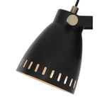 NL77259 Bojam Adjustable Wall Lamp 1 Light Matt Black/Antique Brass/Khaki