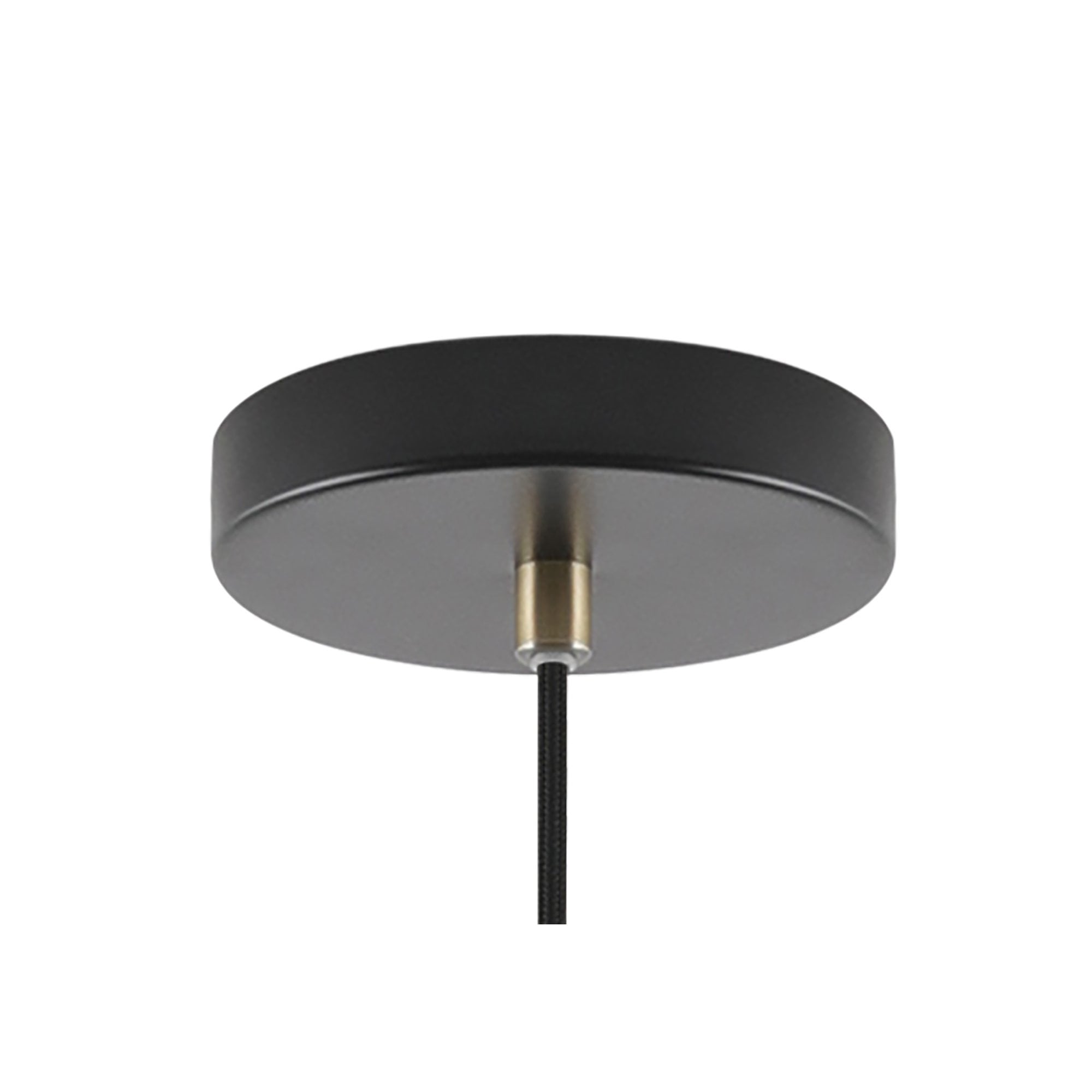 NL77269 Bojam Small Pendant 1 Light Matt Black/Antique Brass/Khaki