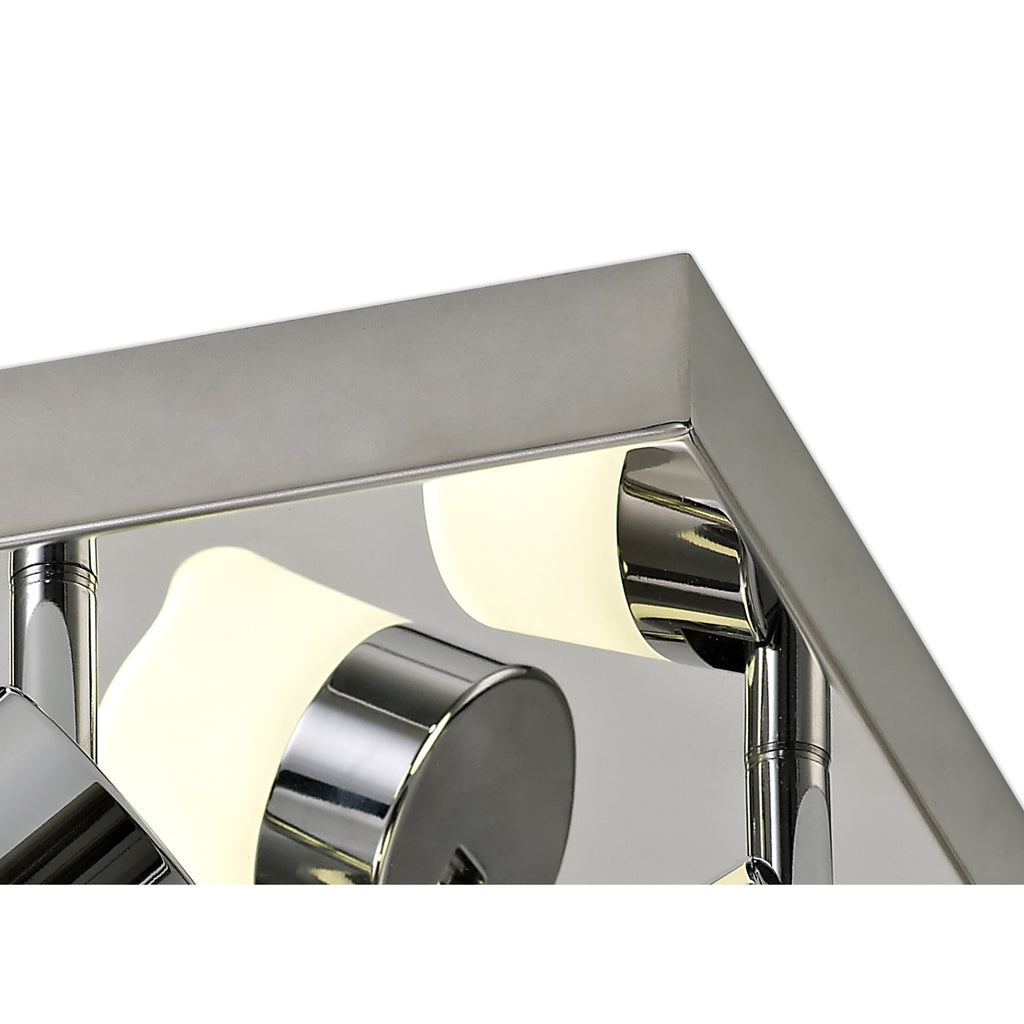 NL77429 Bovan Bathroom 4 Light Ceiling LED Polished Chrome
