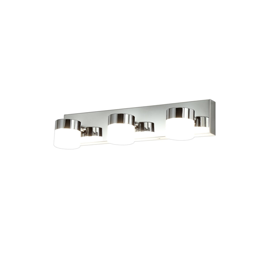NL77449 Bovan Bathroom Wall Lamp Triple Adjustable LED Polished Chrome