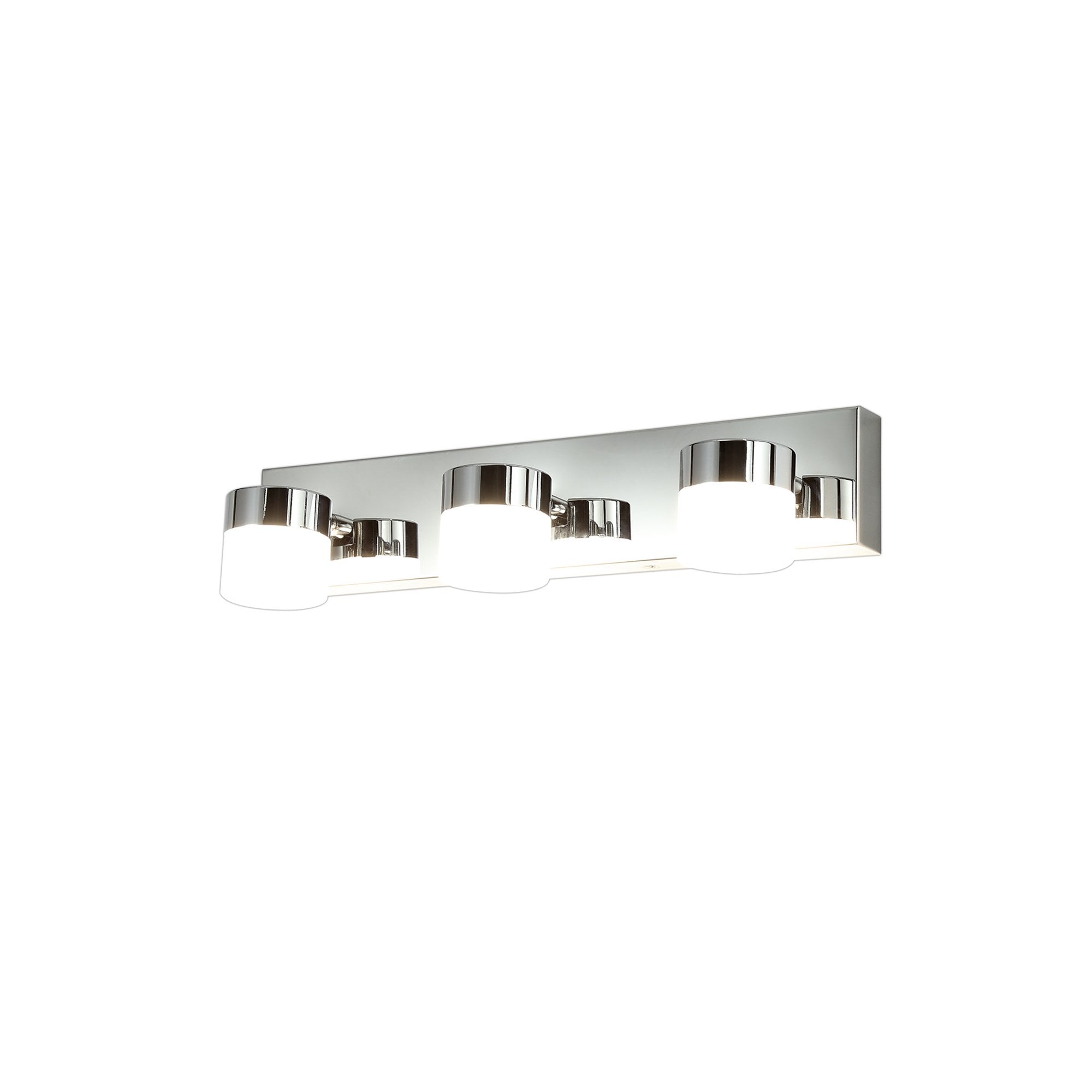 NL77449 Bovan Bathroom Wall Lamp Triple Adjustable LED Polished Chrome