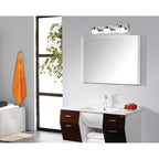 NL77449 Bovan Bathroom Wall Lamp Triple Adjustable LED Polished Chrome