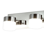 NL77449 Bovan Bathroom Wall Lamp Triple Adjustable LED Polished Chrome