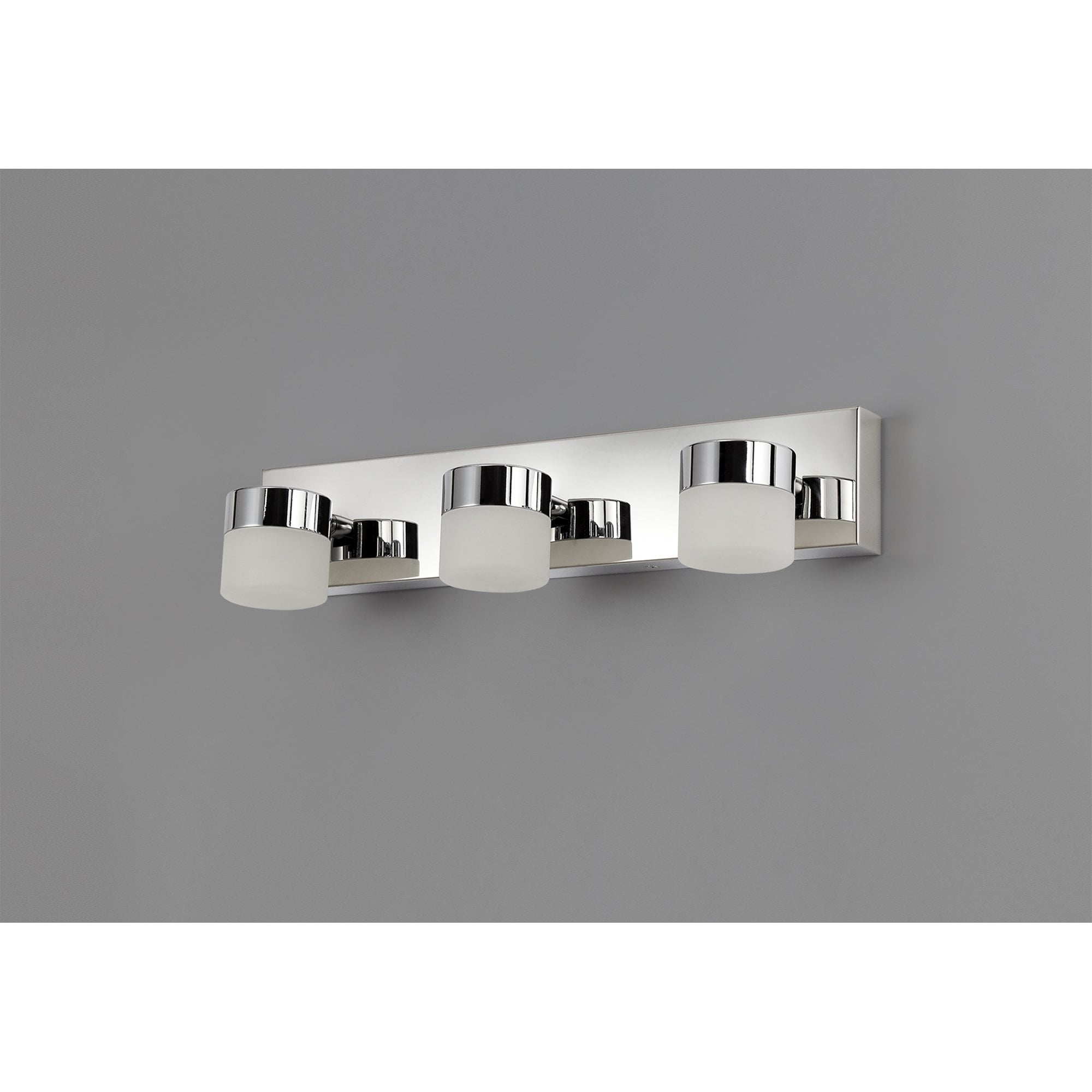 NL77449 Bovan Bathroom Wall Lamp Triple Adjustable LED Polished Chrome