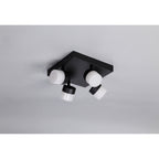 NL82159 Bovan Bathroom LED 4 Light Ceiling Sand Black