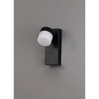 NL82169 Bovan Bathroom LED Wall Lamp Single Adjustable Sand Black
