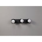 NL82179 Bovan Bathroom LED Wall Lamp Triple Adjustable Sand Black