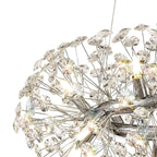 NL73949 Paris Pendant 12 Light Polished Chrome/Crystal