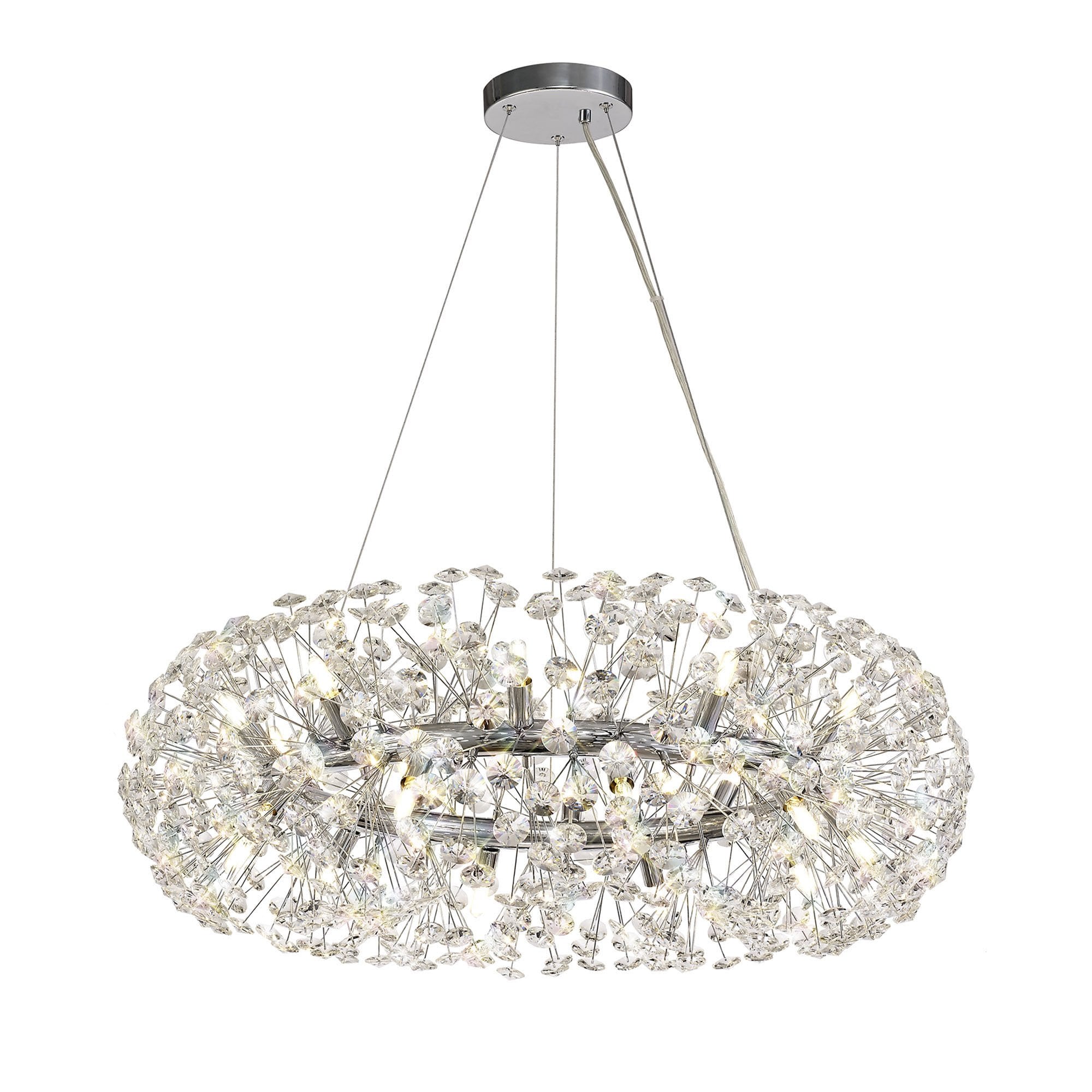 NL73959 Paris  Pendant 20 Light Polished Chrome/Crystal
