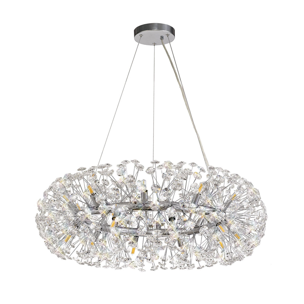 NL73959 Paris  Pendant 20 Light Polished Chrome/Crystal
