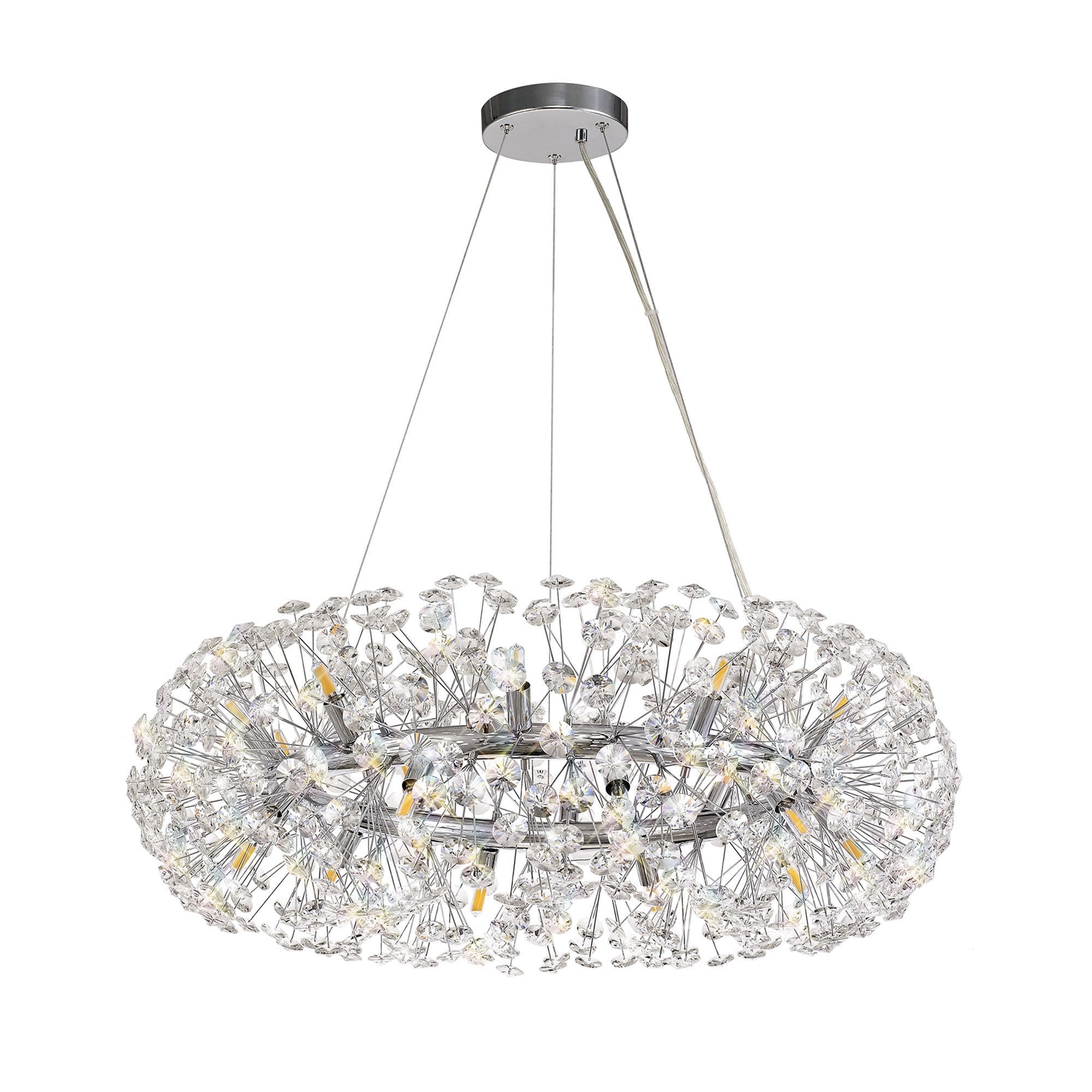NL73959 Paris  Pendant 20 Light Polished Chrome/Crystal