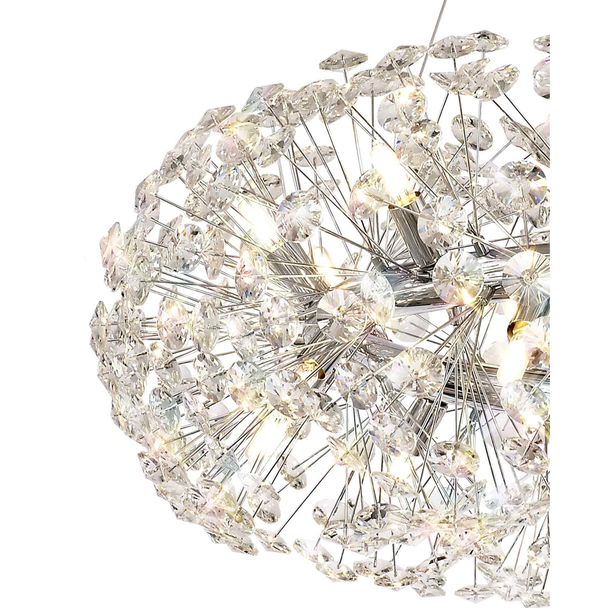 NL73959 Paris  Pendant 20 Light Polished Chrome/Crystal