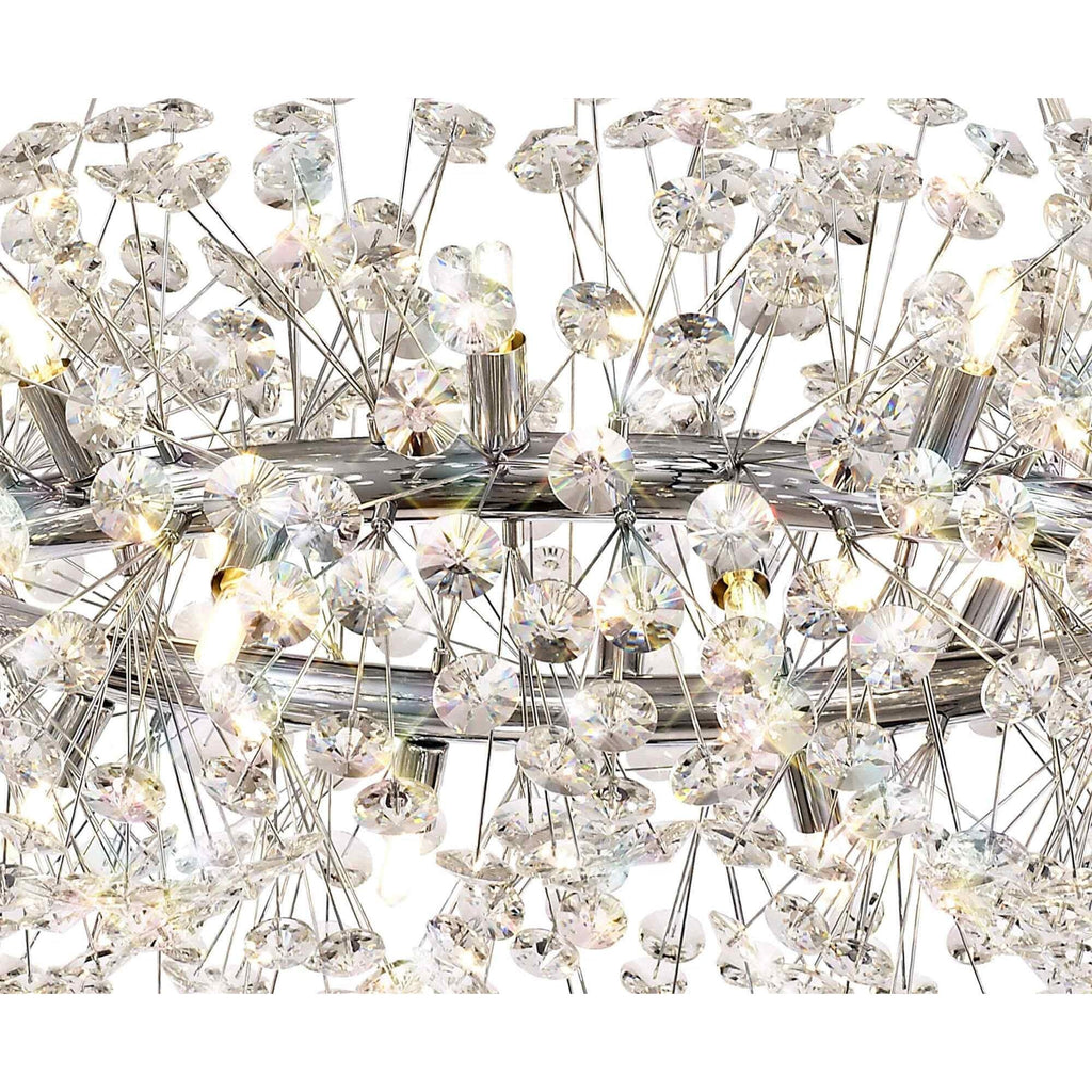 NL73959 Paris  Pendant 20 Light Polished Chrome/Crystal