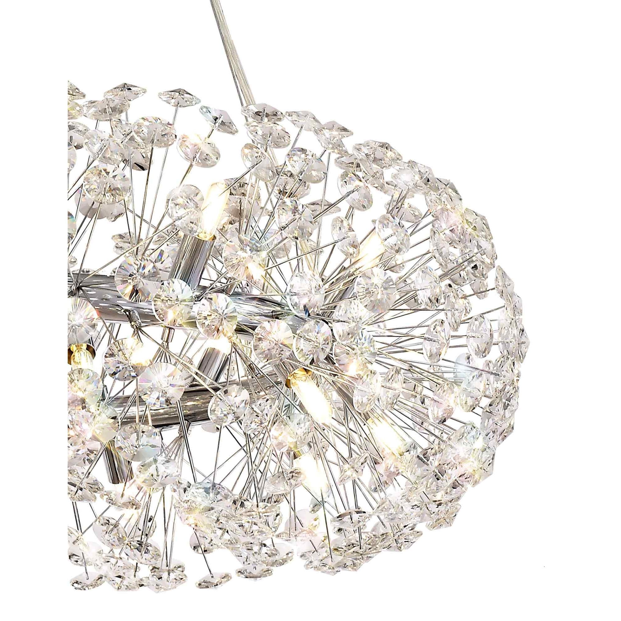NL73959 Paris  Pendant 20 Light Polished Chrome/Crystal