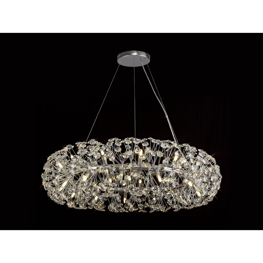 NL73969 Paris Pendant 26 Light Polished Chrome/Crystal