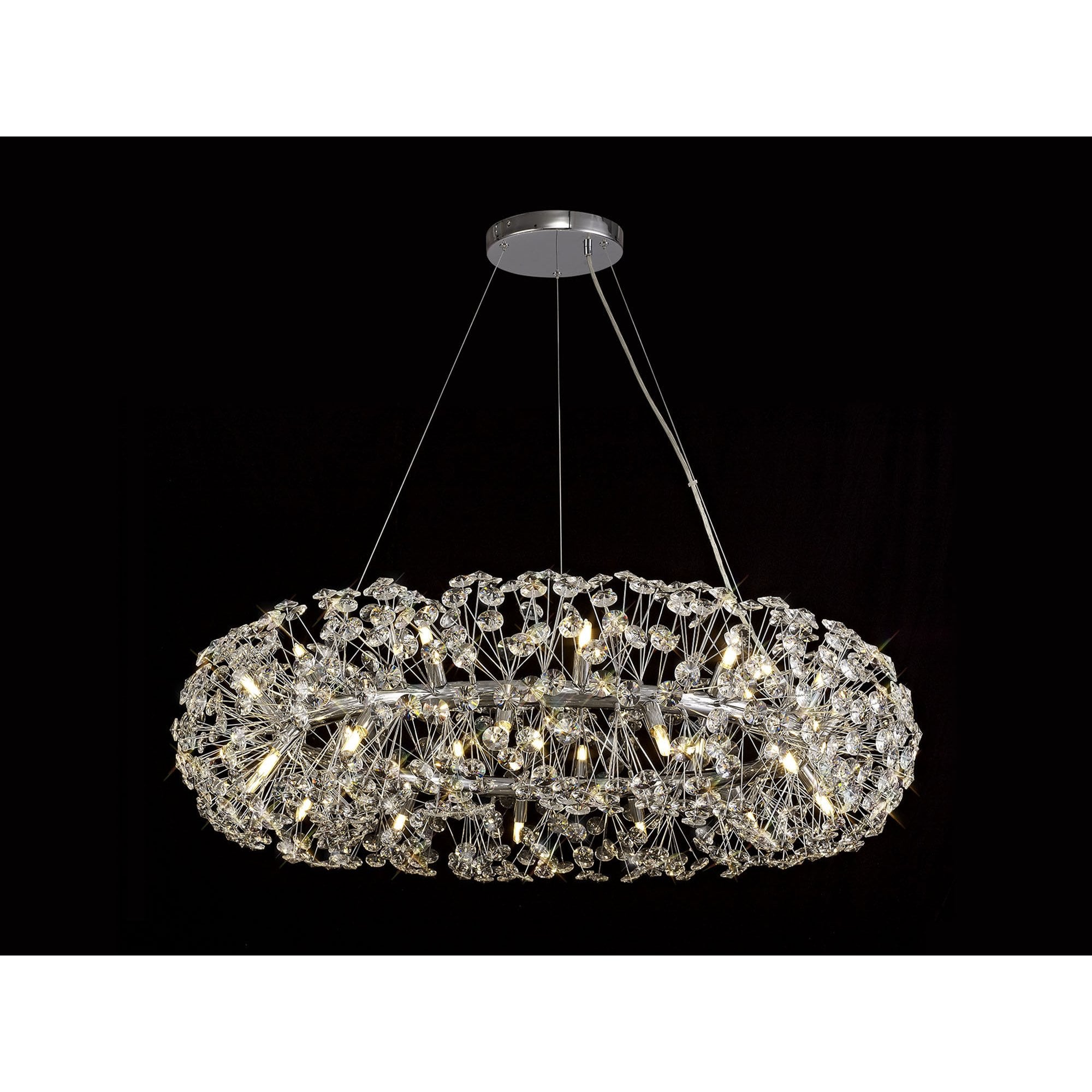 NL73969 Paris Pendant 26 Light Polished Chrome/Crystal