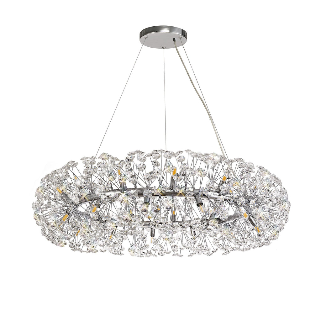 NL73969 Paris Pendant 26 Light Polished Chrome/Crystal