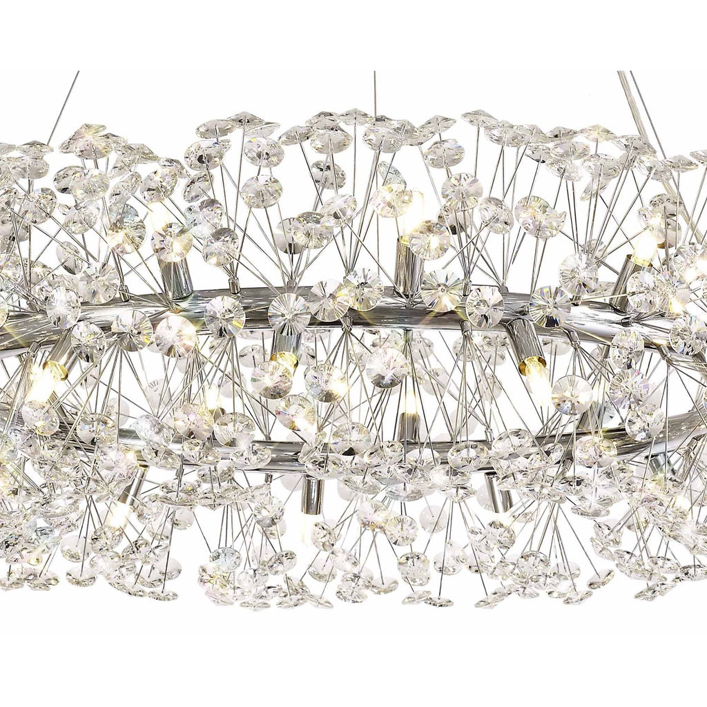 NL73969 Paris Pendant 26 Light Polished Chrome/Crystal