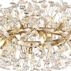 NL73979 Paris Pendant 12 Light French Gold/Crystal