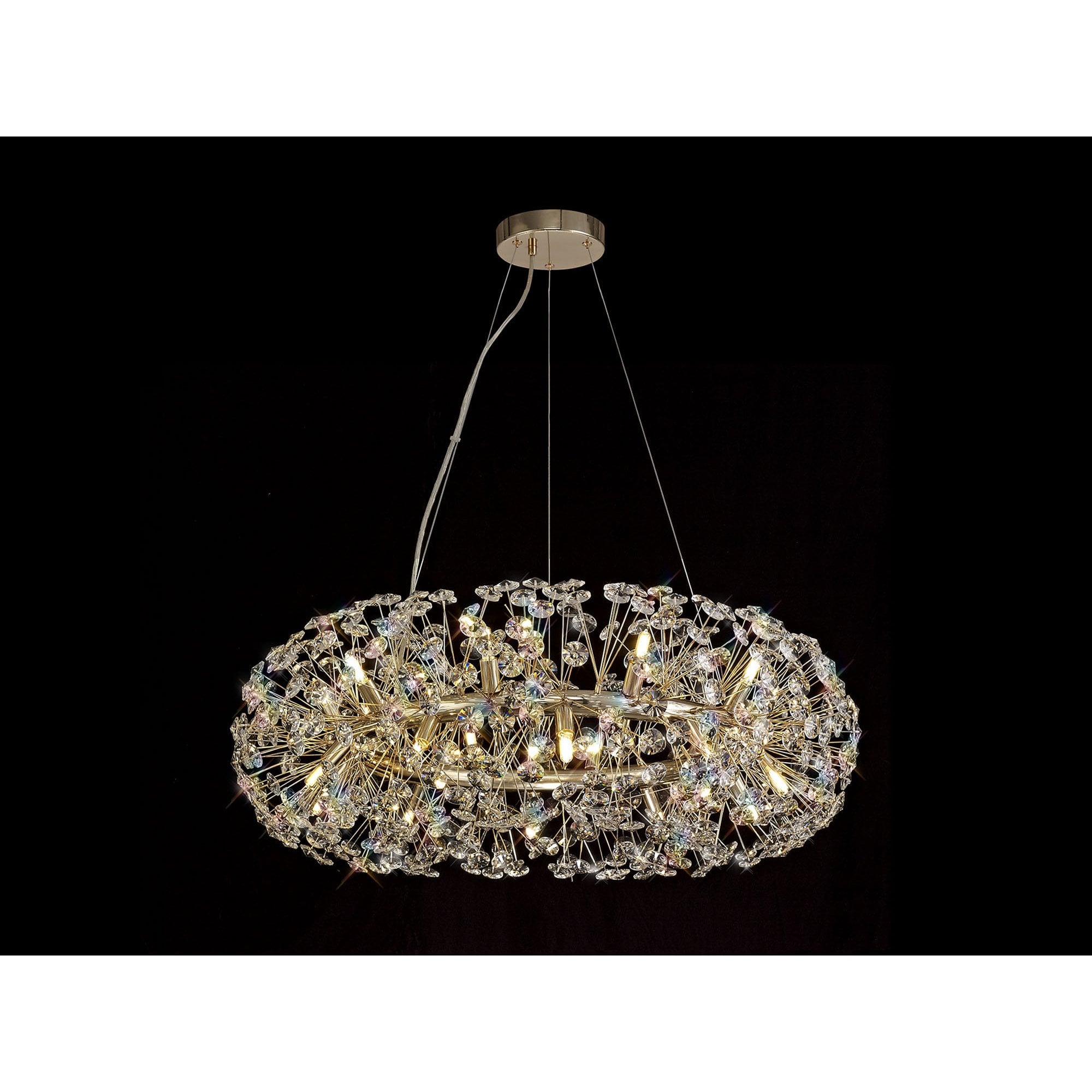 NL73989 Paris Pendant 20 Light French Gold/Crystal